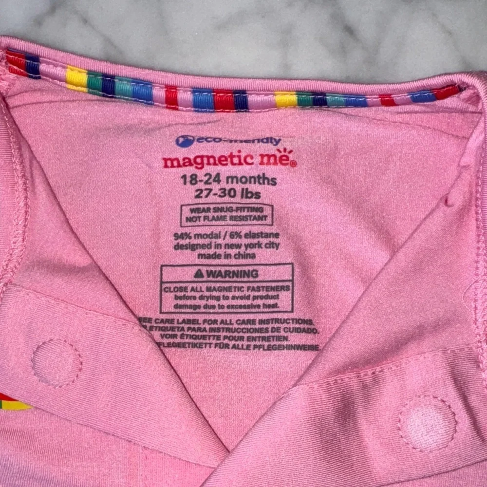 NWT MAGNETIC ME MODAL PINK FOOTIE